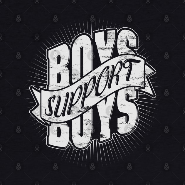 Boys support boys! by Painatus